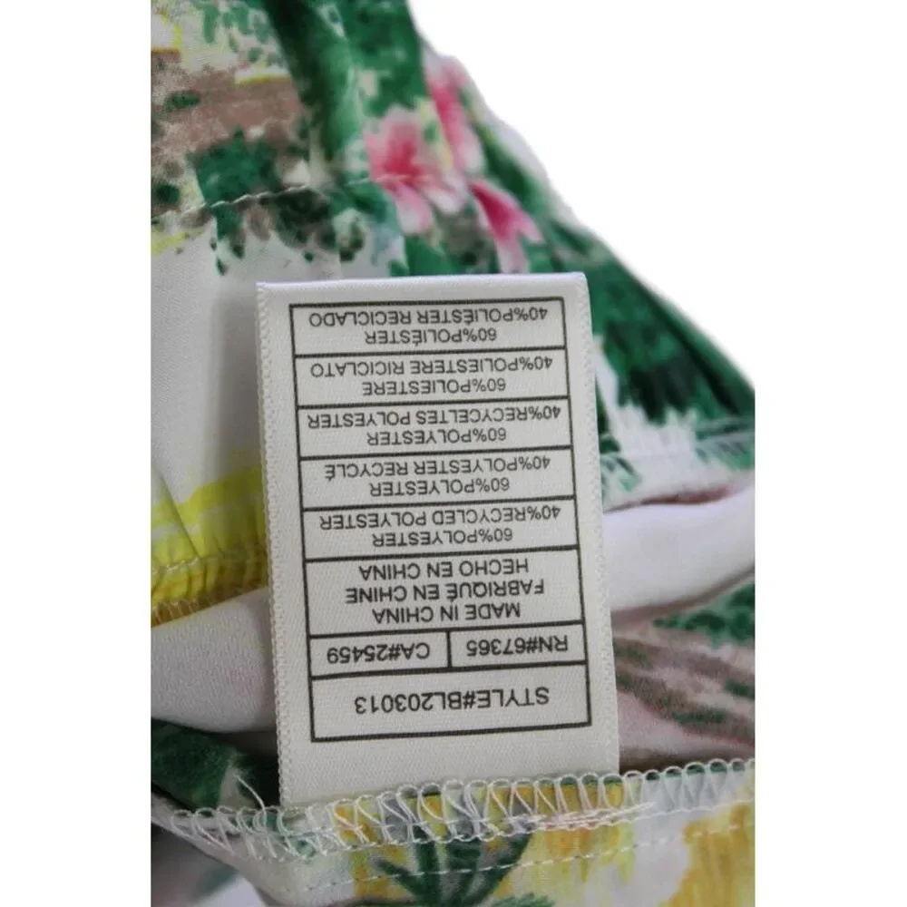 BB Dakota x Steve Madden Womens Palm Tree Sunset Shorts White Multi Size XS